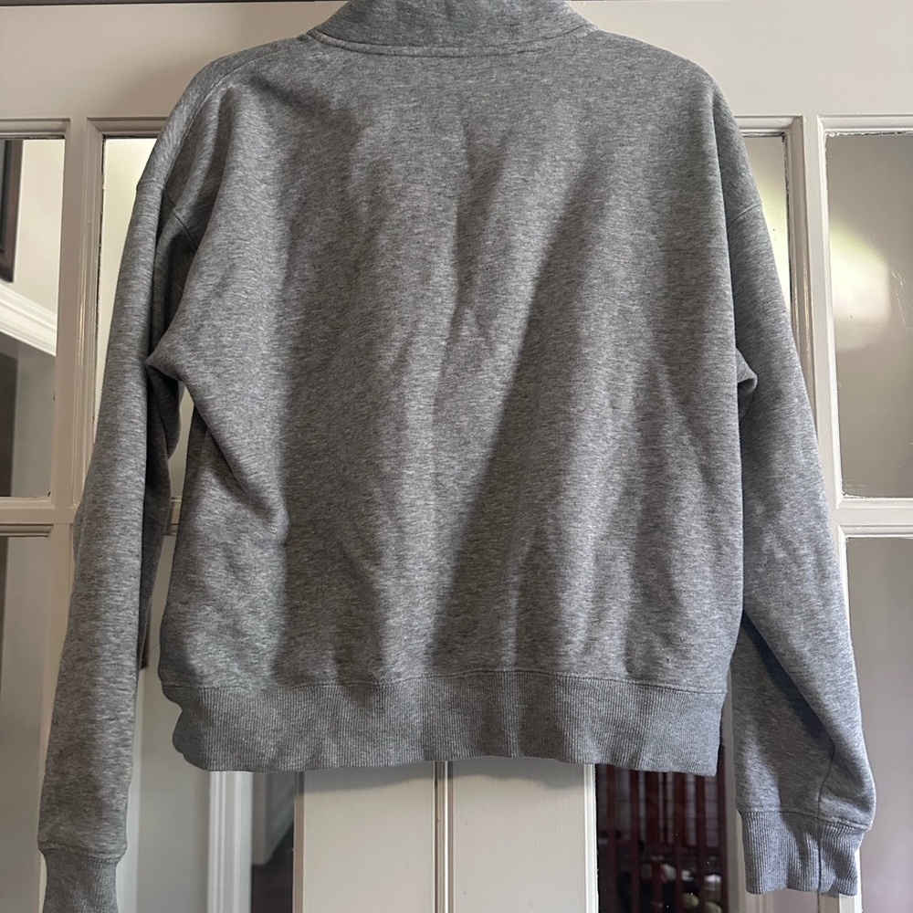 Fabletics Gray Zip Up Jacket Versatile Casual Des… - image 4